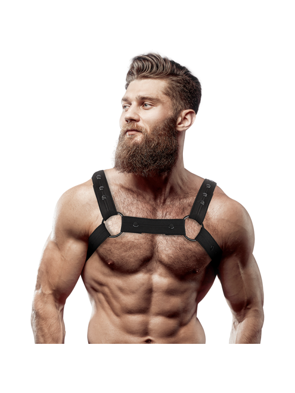FETISH SUBMISSIVE ATTITUDE - HARNAIS DE SPORT RÉGLABLE EN NÉOPRÈNE POUR HOMMES