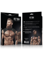 FETISH SUBMISSIVE ATTITUDE - HARNAIS DE COU RÉGLABLE EN ÉCO-CUIR POUR HOMMES BRIGADE