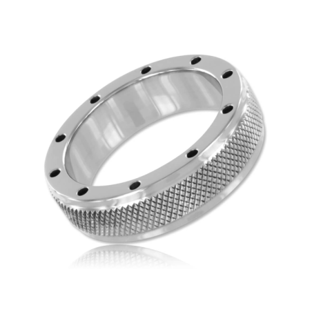 METAL HARD - ANNEAU POUR PÉNIS ET TESTICULES 50MM