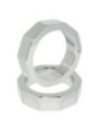 METAL HARD - ANNEAU DE PÉNIS ET DÉCROU DE TESTICULE 55 MM