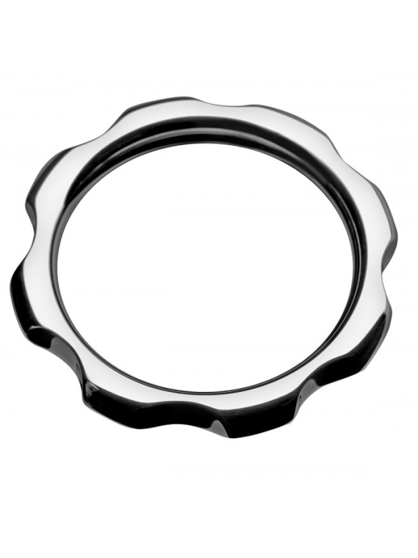METAL HARD - ANNEAU DE TORQUE EN POUR PÉNIS ET TESTICULES 45MM