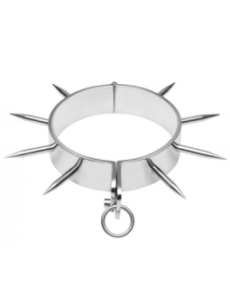 METAL HARD - COLLIER DESCLAVE BDSM AVEC POINTES