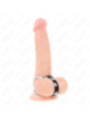 KINK - DOUBLE ANNEAU PÉNIS EN MÉTAL DE 3,8 CM À 5 CM CONNECTÉ AU CUIR