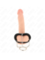 KINK - ANNEAU PÉNIS CHAÎNE 4 CM 7 CM MÉTAL AVEC CEINTURE EN CUIR