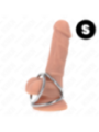 KINK - ANNEAU PÉNIS EN MÉTAL TRIPLE CHROME 3,2 CM À 4,5 CM