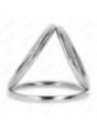 KINK - ANNEAU PÉNIS EN MÉTAL TRIPLE CHROME 3,2 CM À 4,5 CM