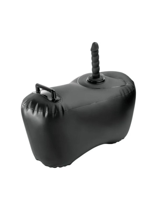 FETISH FANTASY SERIES - BODY DOCK SIÈGE GONFLABLE AVEC GODEMICHET 69,2 CM NOIR