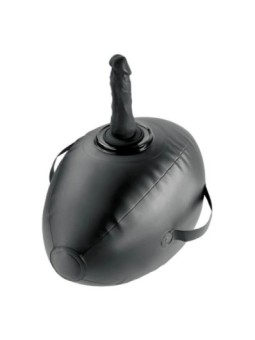 FETISH FANTASY SERIES - BODY DOCK BOULE GONFLABLE AVEC GODEMICHET NOIR 41,9 CM
