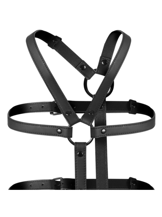 FETISH SUBMISSIVE BONDAGE - HARNAIS RÉGLABLE TORSE ET BRAS