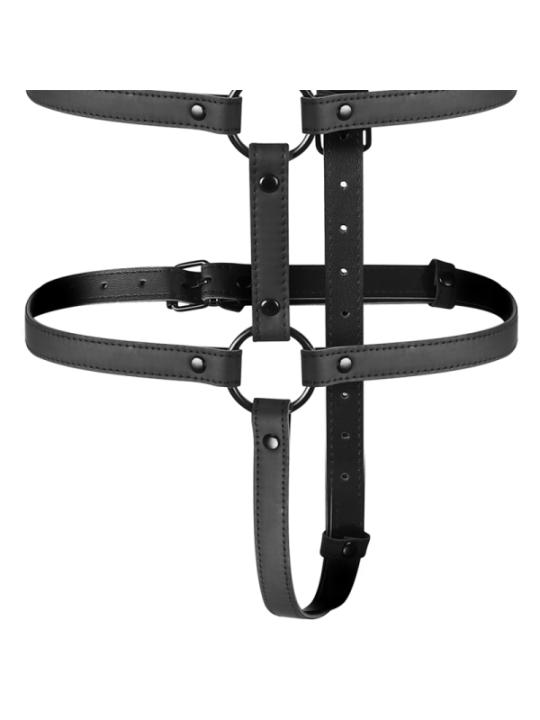 FETISH SUBMISSIVE BONDAGE - HARNAIS RÉGLABLE TORSE ET BRAS
