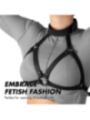 FETISH SUBMISSIVE BONDAGE - HARNAIS POITRINE RÉGLABLE