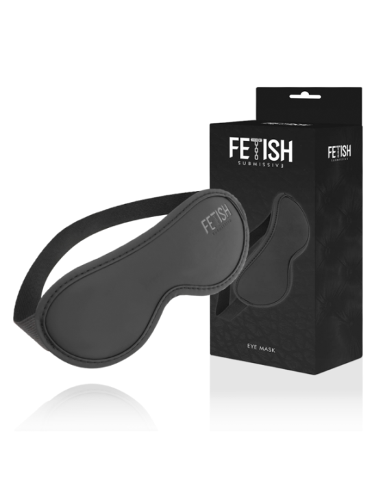 FETISH SUBMISSIVE - MASQUE EN CUIR VÉGAN II AVEC DOUBLURE EN NOPRÈNE