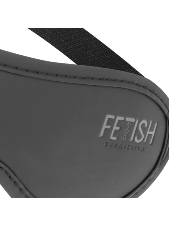 FETISH SUBMISSIVE - MASQUE EN CUIR VÉGAN II AVEC DOUBLURE EN NOPRÈNE