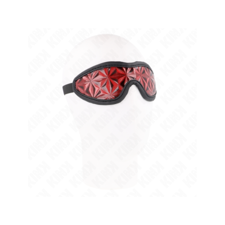 KINK - SERRE-TÊTE MOTIF DIAMANTS ROUGE 20,5 x 6 CM