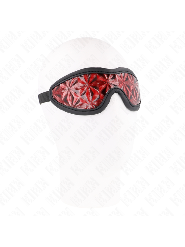 KINK - SERRE-TÊTE MOTIF DIAMANTS ROUGE 20,5 x 6 CM