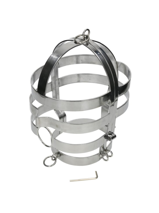 METAL HARD - MASQUE AVEC COLLIER EN ACIER