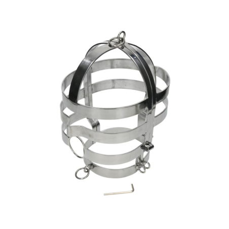 METAL HARD - MASQUE AVEC COLLIER EN ACIER