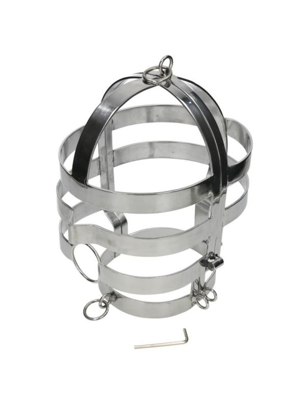 METAL HARD - MASQUE AVEC COLLIER EN ACIER