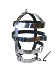 METAL HARD - MASQUE AVEC COLLIER EN ACIER