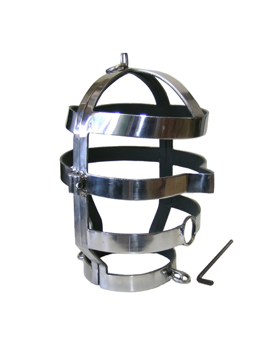 METAL HARD - MASQUE AVEC COLLIER EN ACIER