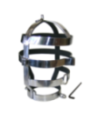 METAL HARD - MASQUE AVEC COLLIER EN ACIER