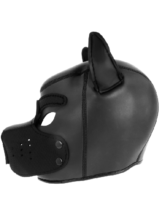 DARKNESS - MASQUE POUR CHIEN EN NÉOPRÈNE AVEC MUSEAU AMOVIBLE L