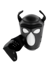 DARKNESS - MASQUE POUR CHIEN EN NÉOPRÈNE AVEC MUSEAU AMOVIBLE L