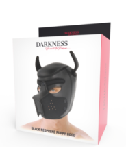DARKNESS - MASQUE POUR CHIEN EN NÉOPRÈNE AVEC MUSEAU AMOVIBLE L