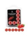 SECRETPLAY - SET 6 BALLES BRÉSILIENNES FRAISE