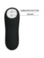 PRETTY LOVE - PLUG ANAL EN SILICONE FORME PÉNIS ET 12 MODES DE VIBRATION NOIR