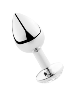 SECRETPLAY - PLUG ANAL TRANSPARENT ALUMINIUM 7CM