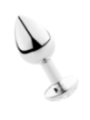 SECRETPLAY - PLUG ANAL TRANSPARENT ALUMINIUM 7CM