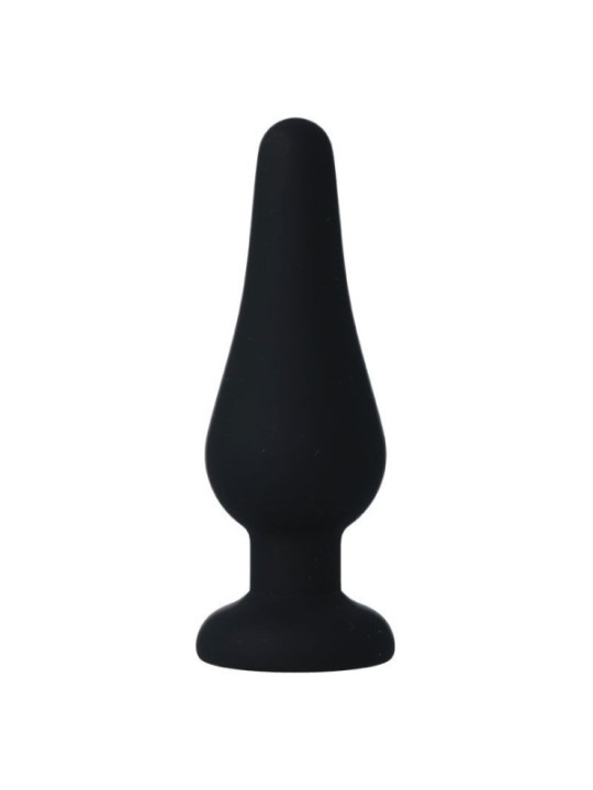 INTENSE - PLUG ANAL PIPO M SILICONE NOIR 11 CM