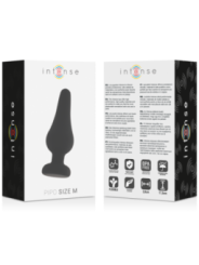 INTENSE - PLUG ANAL PIPO M SILICONE NOIR 11 CM