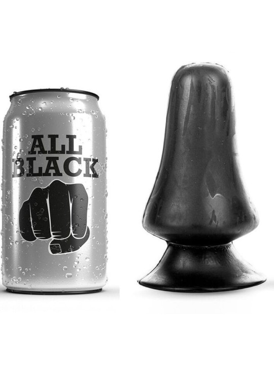 ALL BLACK - PLUG ANAL 12 CM