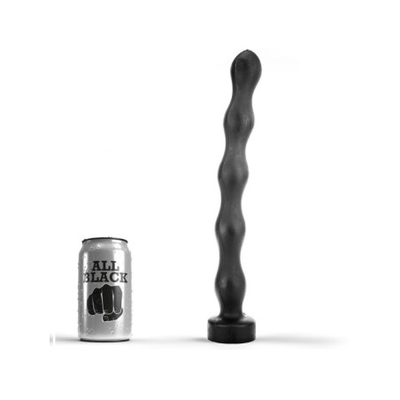 ALL BLACK - PLUG ANAL BALLE 32 CM