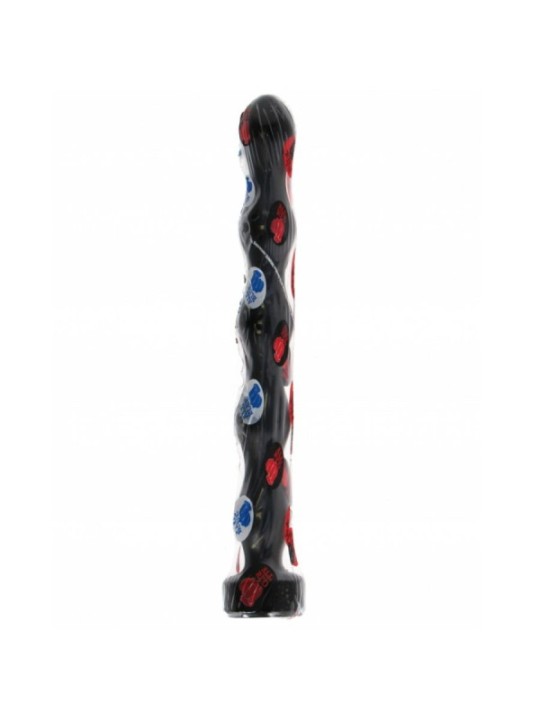 ALL BLACK - PLUG ANAL BALLE 32 CM