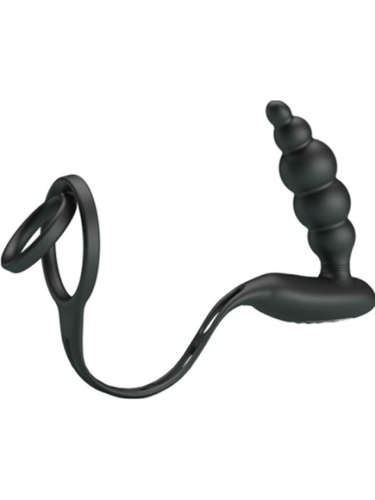 PRETTY LOVE - ANNEAUX PÉNIS AVEC PLUG VIBRATEUR