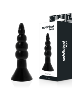 ADDICTED TOYS - PLUG ANAL 17 CM NOIR