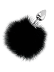 DARKNESS - BOUCHON EXTRA ANAL AVEC QUEUE NOIR 7 CM