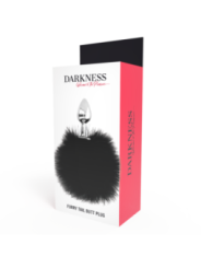 DARKNESS - BOUCHON EXTRA ANAL AVEC QUEUE NOIR 7 CM