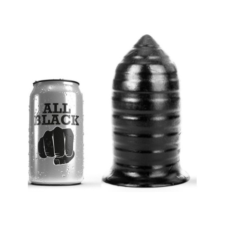 ALL BLACK - PLUG ANAL 16 CM