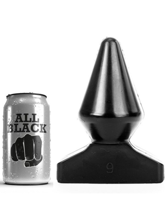 ALL BLACK - PLUG ANAL 18,5 CM