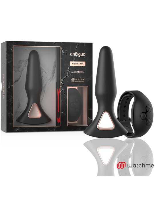 ANBIGUO - WATCHME VIBRATEUR TÉLÉCOMMANDE PLUG ANAL ALEXANDRU