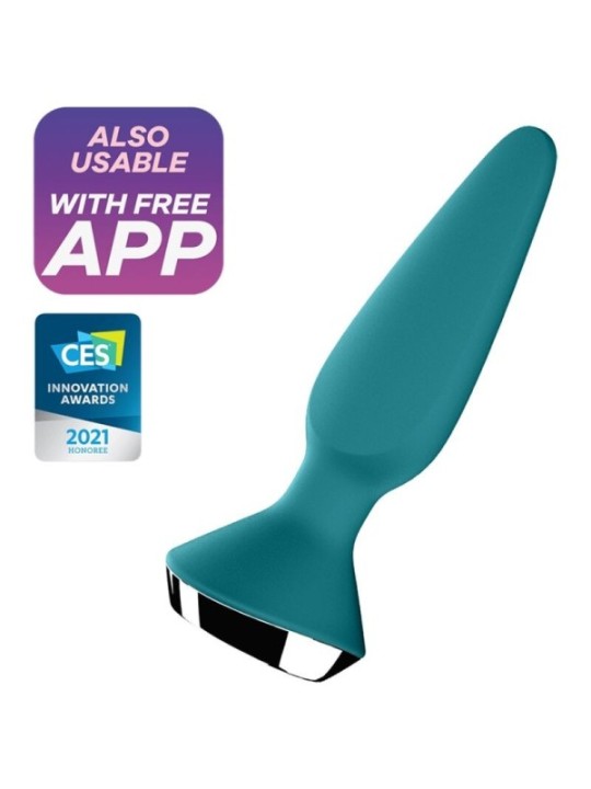 SATISFYER - VIBRATEUR PLUG ILICIOUS 1 PLUG VERT