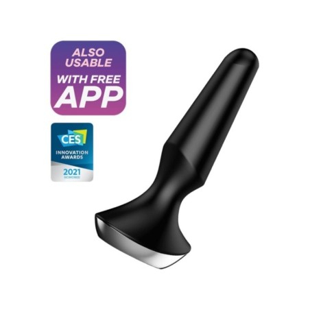 SATISFYER - VIBRATEUR PLUG ILICIOUS 2 PLUG NOIR