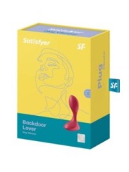 SATISFYER - BOUCHON VIBRANT BACKDOOR LOVER ROUGE