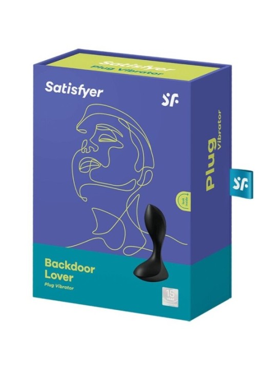 SATISFYER - BOUCHON VIBRANT BACKDOOR LOVER NOIR