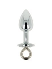 PLUG ANAL EN MÉTAL OHMAMA FETISH AVEC ANNEAU