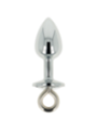 PLUG ANAL EN MÉTAL OHMAMA FETISH AVEC ANNEAU